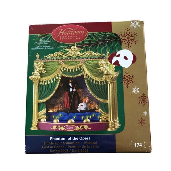 Carlton Cards Heirloom Collection The Phantom‎ of the Opera 2006, RARE, N… - Picture 4 of 8